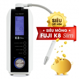 Máy điện giải ion kiềm FUJI SMART K8 Slim FUJI SMART K8 Slim thương hiệu đến từ Nhật Bản.    